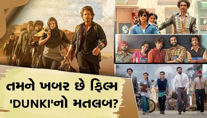 શાહરુખ ખાનની ફિલ્મ 'ડંકી'નો મતબલ શું છે? કદાચ તમને પણ ખબર નહીં હોય
