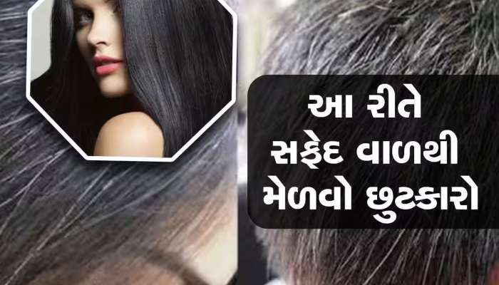 રાતોરાત સફેદવાળને કાળા કરવા છે? અજમાવી જુઓ આ 5 ઘરગથ્થું ઉપાય