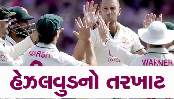 W,0,W,0,W,0...સિડની ટેસ્ટમાં જોશ હેઝલવુડે મચાવી ભયંકર તબાહી, પાકિસ્તાનની કફોડી હાલત