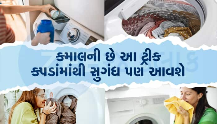 વોશિંગ મશીનમાં નાખો રસોડામાં પડેલી આ 2 વસ્તુ, સુગંધિત અને દૂધ જેવા ચમકશે કપડાં