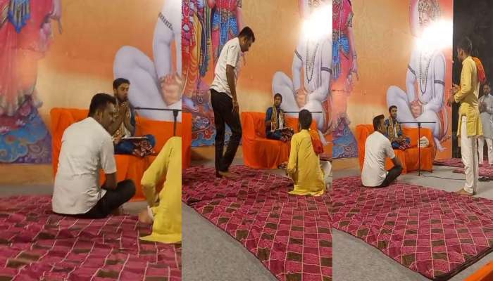 દિવ્ય દરબારમાં ભક્તે બાબાને ફેંકી ચેલેન્જ : બાબાએ ચીઠ્ઠીમા નામ ન ખોલતા થઈ તડાફડી