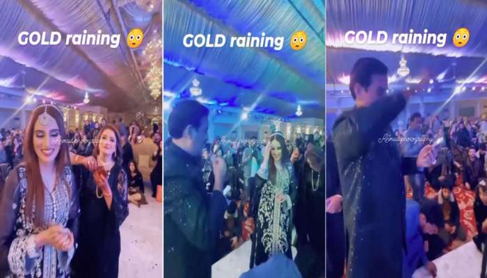 Gold Raining : નાચતા જાનૈયા વચ્ચે થયો સોનાનો વરસાદ, લગ્ન છોડી સોનું લેવા દોડ્યા