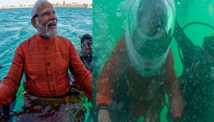 અદભૂત... અવિસ્મરણીય! પીએમ મોદીએ દ્વારકાના દરિયામાં લગાવી ડુબકી, શેર કરી તસવીરો