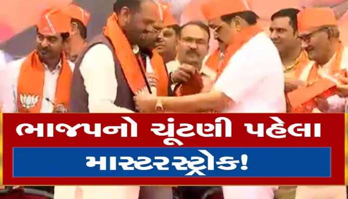પુત્ર પ્રેમમાં કોંગ્રેસ છોડી: નારણ રાઠવાને કેસરિયો પહેરાવી ભાજપે મોટો ખેલ પાડ્યો, પાટીલનો માસ્ટર સ્ટ્રોક