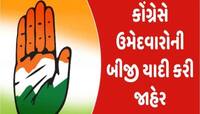 BIG BREAKING: કોંગ્રેસના ઉમેદવારોની બીજી યાદી જાહેર, ગુજરાતમા 7 દિગ્ગજોને લાગી લોટરી