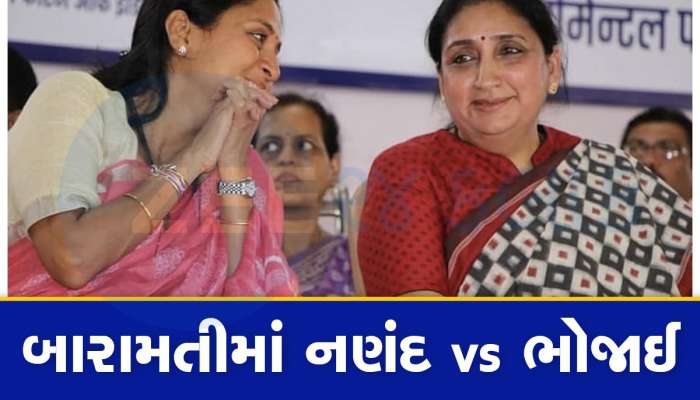 Loksabha Election 2024: બારામતીમાં નણંદ-ભોજાઈ વચ્ચે ચૂંટણી જંગ, સુપ્રિયા સુલે વિરુદ્ધ અજીત પવારની પત્ની સુનેત્રા પવાર