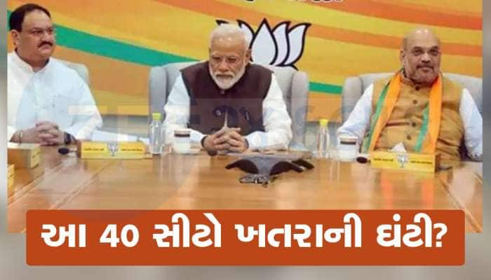 400 પારના ટાર્ગેટમાં ભાજપ ક્યાંક 263 પર ના આવી જાય, 40 બેઠકો પર છે મોટો ખતરો