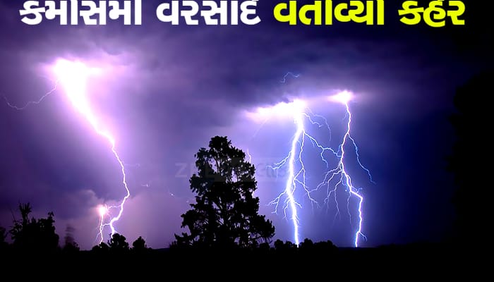 ગુજરાતમાં સાયક્લોનિક સર્ક્યુલેશનની અસર : આજે વીજળીના કડાડા ભડાકા સાથે વરસાદની આગાહી