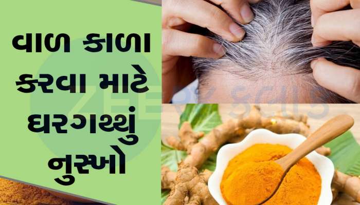 સફેદ વાળ કુદરતી રીતે કરવા છે કાળા? હળદરમાં આ એક વસ્તુ ભેળવીને અજમાવી જુઓ