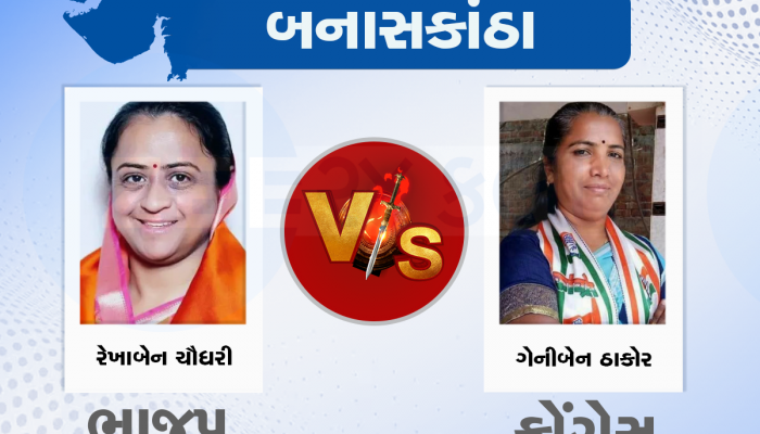 Banaskantha Lok Sabha Chunav Result: ગુજરાતમાં ભાજપની ક્લિનસ્વીપ પર બનાસની બેને લગાવી બ્રેક, ભાજપ બનાસકાંઠામાં હાર્યું