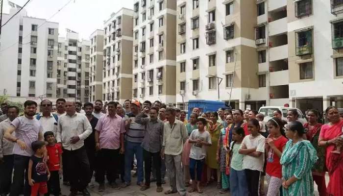 આવાસ યોજનામાં હિન્દુઓની વસ્તી વચ્ચે મુસ્લિમ મહિલાને ફ્લેટ ફાળવાયો, સ્થાનિકોનો વિરોધ