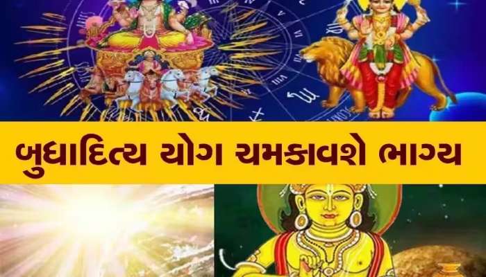 365 દિવસ બાદ સૂર્ય-બુધની યુતિથી બન્યો બુધાદિત્ય રાજયોગ, આ જાતકો પર થશે પૈસાનો વરસાદ