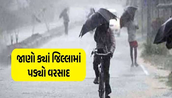 ગુજરાતના આ વિસ્તારોમાં મેઘરાજાએ બોલાવી ધડબડાટી! જાણો ક્યાં કેવો વરસ્યો વરસાદ?