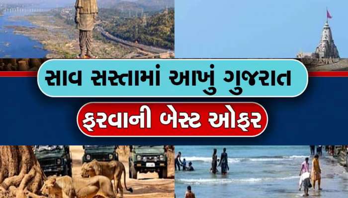 12 દિવસમા સસ્તા પેકેજમાં આખું ગુજરાત ફરો, આવી ઓફર વારંવાર નહિ આવે 