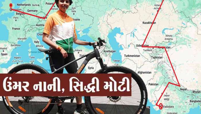 એવરેસ્ટ સર કર્યા બાદ હવે વડોદરાની નિશા કુમારી 180 દિવસમાં સાયકલ ઉપર પહોંચશે લંડન