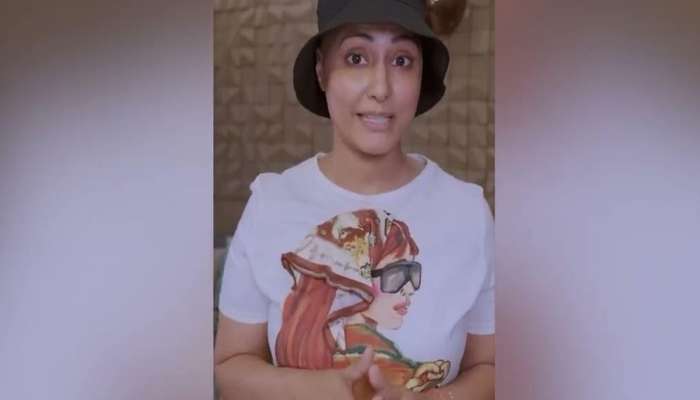 કેન્સરની સારવારમાં હિના ખાને ગુમાવ્યા વાળ, વીડિયો શેર કરી જણાવ્યું કેવી છે હાલત