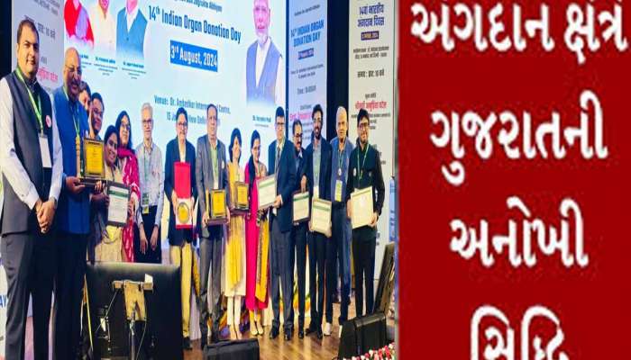 અંગદાન ક્ષેત્રે ગુજરાતનો ડંકો! ભારતીય અંગદાન દિવસે ગુજરાતને કુલ 6 એવોર્ડ, સિવિલમાં અનોખી ઉજવણી!