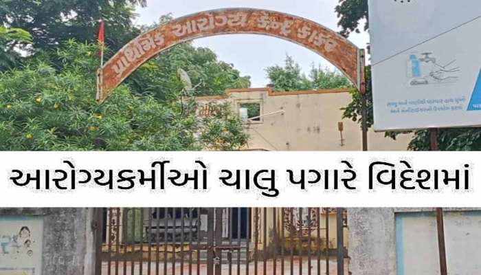 આ ગુજરાતનું શું થશે? શિક્ષકો બાદ હવે આરોગ્યકર્મી પણ વિદેશમાં જલસા કરતા હોવાનો ખુલાસો