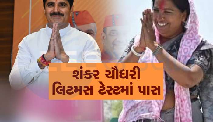 વાવમાં વટ અને વર્ચસ્વના લિટમસ ટેસ્ટમાં કદાવર નેતા શંકરભાઈ ચૌધરી પાસ, ગેનીબેન ગયા ફેલ