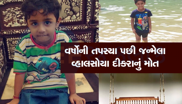 પટેલ પરિવારમાં વર્ષો બાદ આવેલી ખુશી છીનવાઈ, એકના એક દીકરાનું હીંચકાના હુંકમાં ફસાઈ જતા મોત