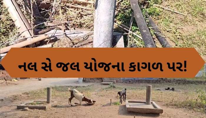 છોટાઉદેપુરના આ ગામમાં પાણીની સમસ્યા, માત્ર નળ નાખ્યા, નથી મળતું પાણી