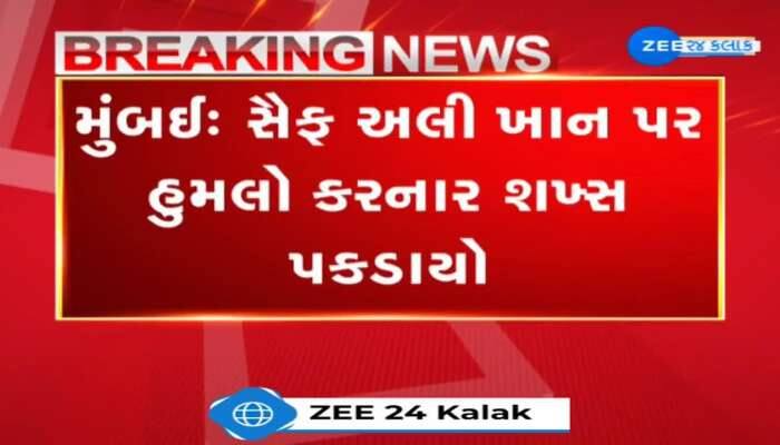 મુંબઈ સૈફ અલી ખાન પર હુમલો કરનાર શખ્સ પકડાયો, ઠાણેના એક એસ્ટેટ નજીક ઝાડીઓમાં છૂપાયો હતો હુમલાખોર...