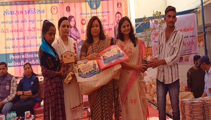 સાત ફેરા લે તે પહેલા યુગલોને સાંસારિક જીવનનું જ્ઞાન પીરસાયું, ગુજરાતના અનોખા સમૂહ લગ