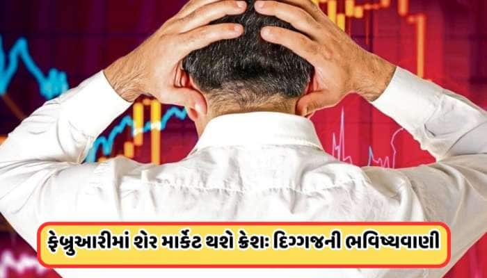 ફેબ્રુઆરીમાં આવશે "ઇતિહાસનો સૌથી મોટો સ્ટોક માર્કેટ ક્રેશ"..આ દિગ્ગજે કરી ભવિષ્યવાણી