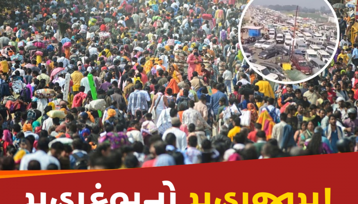 પ્રયાગરાજમાં 300 કિલોમીટર લાંબો જામ? હજારો ભક્તો કલાકો સુધી ફસાયા, VIDEOમાં જુઓ ખરાબ હાલત