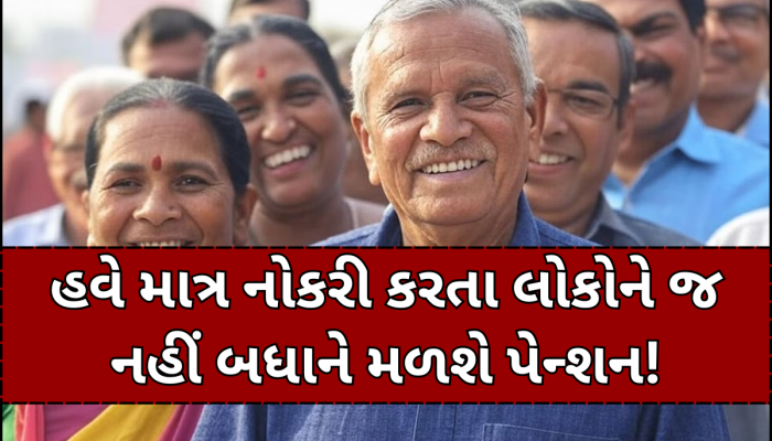 હવે 60 વર્ષ પછી દેશના દરેક નાગરિકને મળશે પેન્શન! સરકાર બનાવી રહી છે આ નવી યોજના