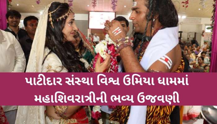 પાટીદાર સંસ્થા વિશ્વ ઉમિયાધામમાં અનેક ભુતડાઓ જાનમાં આવ્યા! શિવ-પાર્વતી વિવાહ યોજાયા