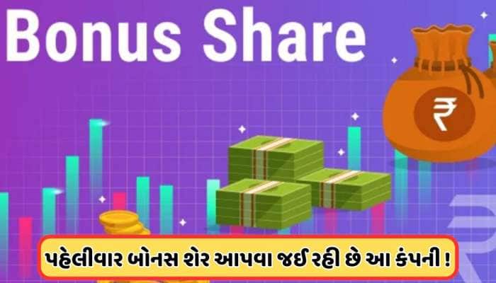 Bonus Share: 1 શેર પર 1 બોનસ શેર આપી રહી છે આ કંપની, કાલે રેકોર્ડ ડેટ