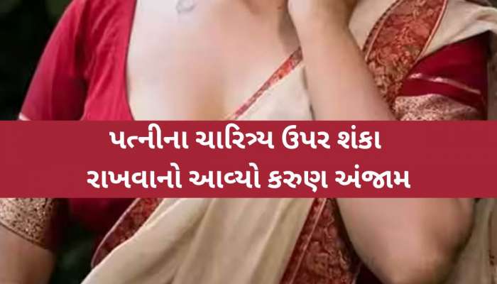 રૂવાટાં ઉભો કરી દે એવી દર્દનાક હત્યા! પત્નીને ગળાના-શરીરના ભાગે છરીઓ મારી, પ્રેમ સંબંધમાં પત્નીની હત્યા