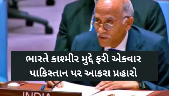 'PoK છોડવું જ પડશે...', UNમાં ભારતે પાકિસ્તાનને ફરી દેખાડ્યો અરીસો, ખરાબ રીતે ઠપકો આપ્યો!