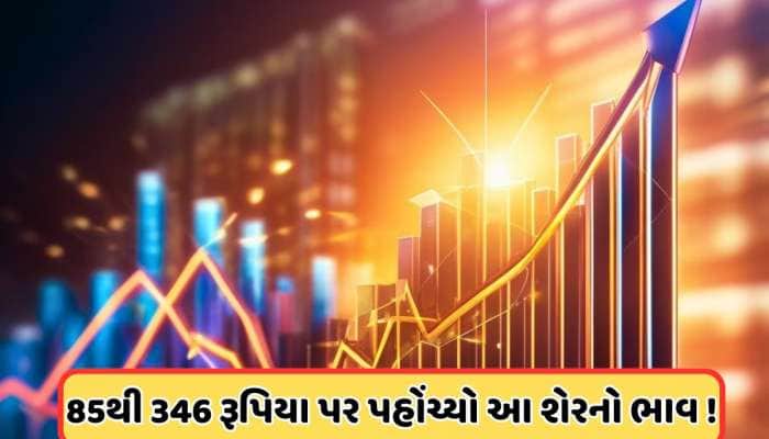 બજારના ઘટાડામાં રોકાણકારોને ધનવાન બનાવી રહ્યો છે આ સ્ટોક, આપ્યું 300% રિટર્ન
