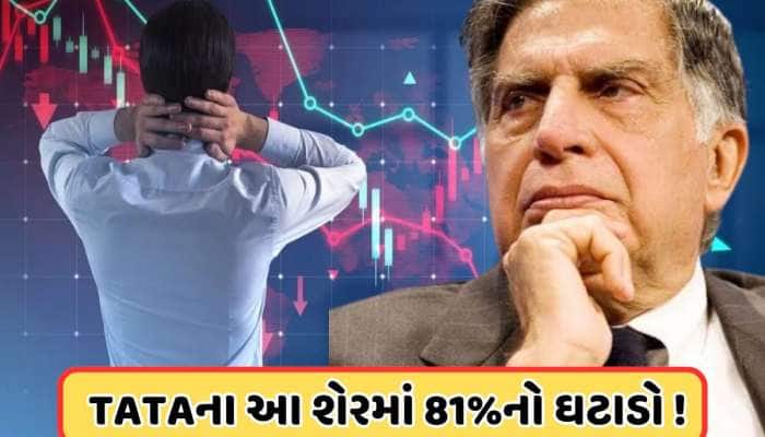 રોકાણકારોને રડાવી રહ્યો છે ટાટાનો આ શેર ! 291થી 60ની નીચે આવ્યો શેર 