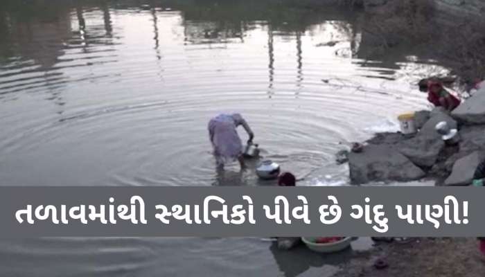 ગુજરાતના આ ગામડામાં છે દર્દનાક સ્થિતિ! ગ્રામજનો તળાવનું દુષિત પાણી પીવા બન્યા મજબૂર