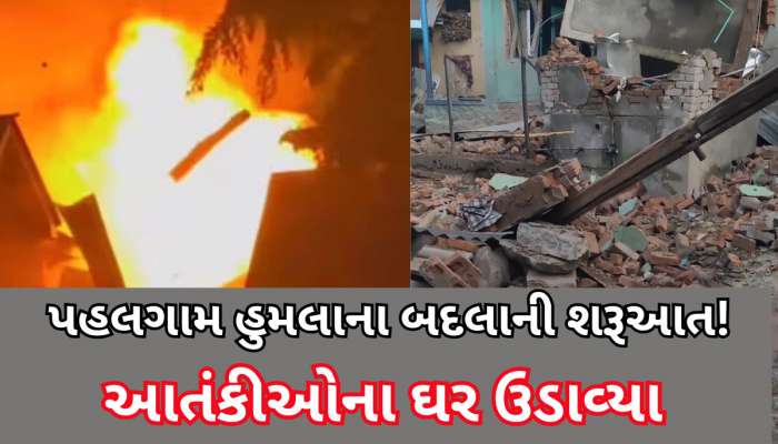 Watch Video: એક્શન મોડમાં ભારત, હુમલામાં સામેલ એક આતંકીનું ઘર બોમ્બથી ઉડાવ્યું, બીજાના ઘર પર ફર્યું બુલડોઝર!