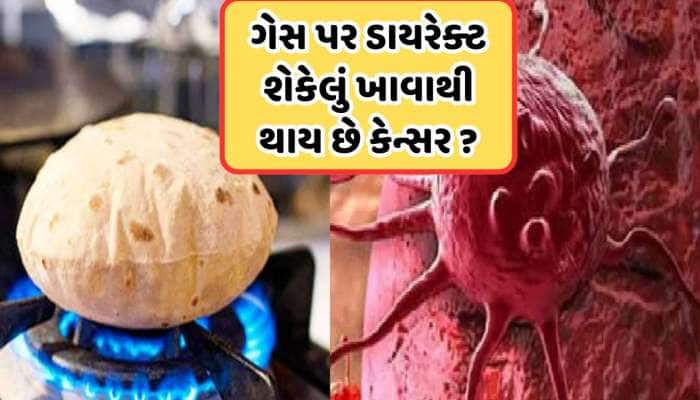 શું ગેસ પર ડાયરેક્ટ શેકેલી રોટલી ખાવાથી થાય છે કેન્સર? જાણો એક્સપર્ટ શું કહે છે
