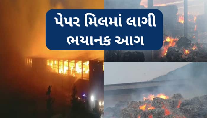 મોરબીના પેપર મિલમાં લાગેલી વિકરાળ આગ કલાકો બાદ પણ બેકાબુ, ફાયર વિભાગની જહેમત યથાવત