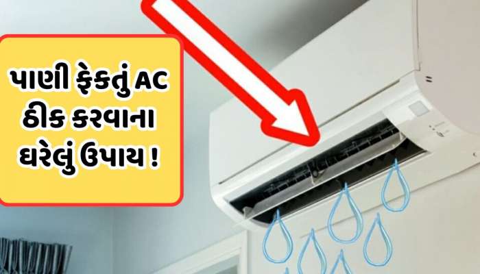 AC Tips: શું તમારું AC હવા સાથે ફેંકે છે પાણીના છાંટા ? આ રીતે ઘરે જ કરો ઠીક