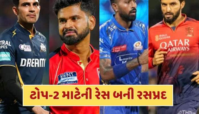 IPLમાં નંબર-1 પર રહેવાનું ગણિત બદલાયું...ટોપ-2 માટેની પોઈન્ટ ગેમ બની રસપ્રદ 