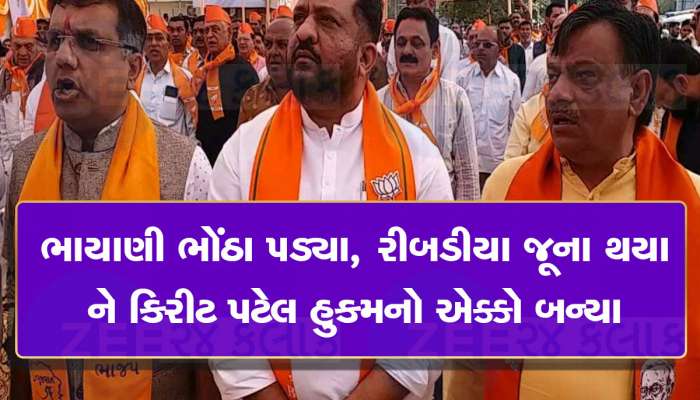 કિરીટ પટેલને પિક્ચરમાં લાવવા ભાજપની જબરી ગેમ, જેને મોટા ભા કરીને લાવ્યા એને જ સાઈડલાઈન કર્યાં