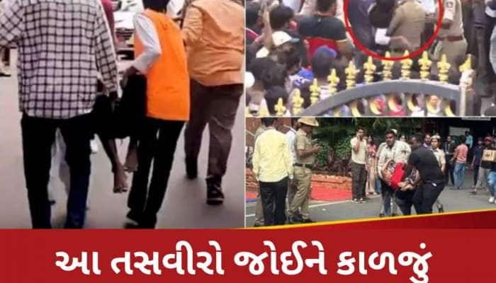 જીતની ઉજવણી અને પોતાના મનગમતા સિતારાઓને જોવા ઉમટ્યા લોકો...બેંગ્લુરુ ભાગદોડના PICS