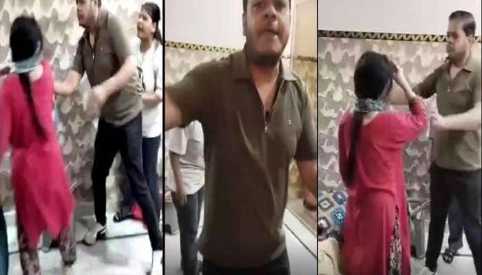 પત્નીએ પતિનું બીજું લફરું રંગે હાથ પકડ્યું, પછી થયેલા હાઈવોલ્ટેજ ડ્રામાનો વીડિયો થયો