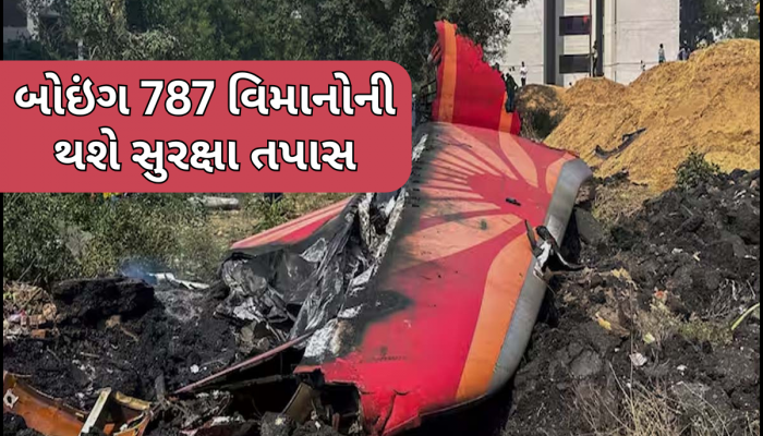 અમદાવાદ પ્લેન ક્રેશ બાદ DGCAનો મોટો નિર્ણય, એર ઈન્ડિયાના તમામ Boeing Dreamliner વિમાનો થશે સુરક્ષા તપાસ