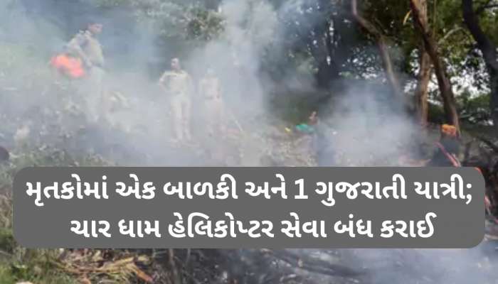 કેદારનાથ હેલિકોપ્ટર દુર્ઘટનામાં જીવ ગુમાવનાર 7 લોકોના સામે આવ્યા નામ; 1 ગુજરાતી શ્રદ્ધાળુના મોતની આશંકા