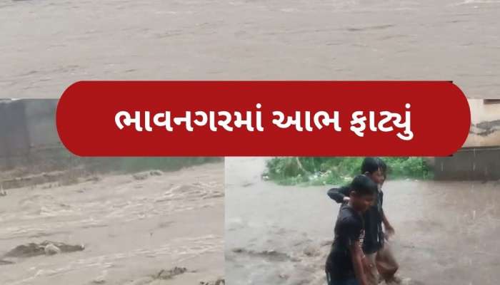 ભાવનગરમાં જળબંબાકાર, અનેક જગ્યાએ પાણી ભરાયા, જેસરમાં 9 ઈંચ, પાલિતાણા અને મહુવામાં 7-7 ઈંચ વરસાદ