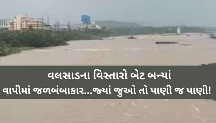 દક્ષિણ ગુજરાતમાં મેઘમલ્હાર; આ નદીઓમાં પૂર, આજે 8 જિલ્લામાં વરસાદનું યેલો એલર્ટ