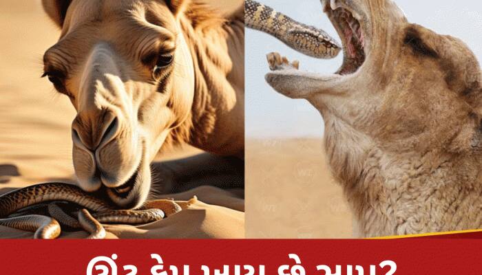 ઊંટ શાકાહારી હોવા છતાં તેને કેમ ખવડાવાય છે જીવતો ઝેરી સાપ? કારણ જાણી હોશ ઉડી જશે